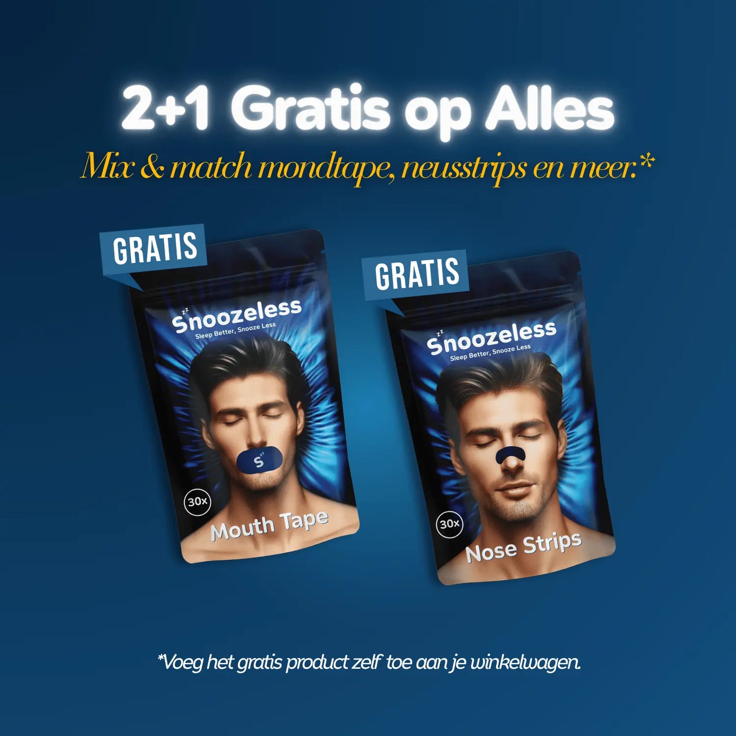 Maximale Ademhaling Bundel - Mondtape & Neusstrips