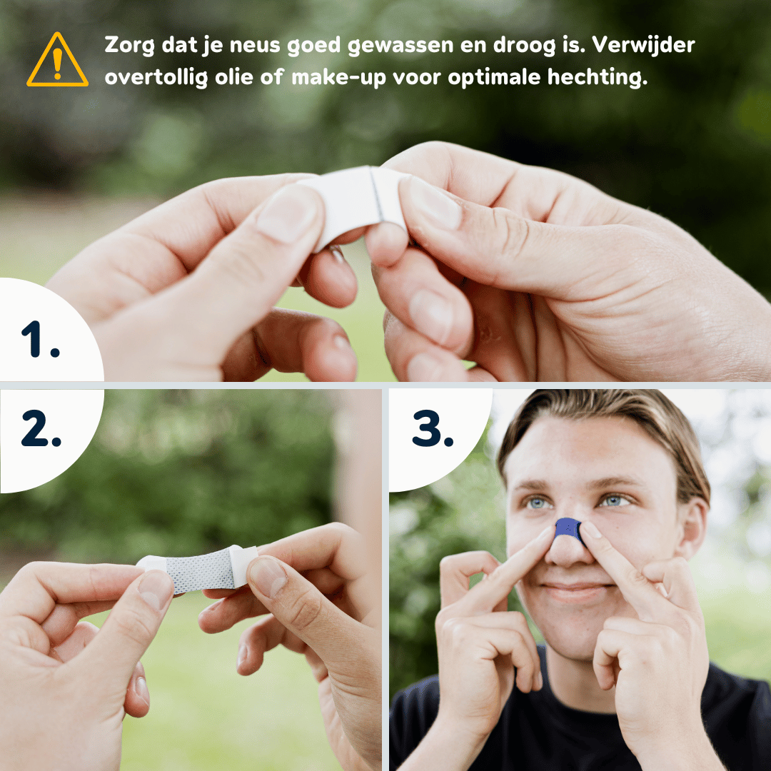 Classic Neusstrips - voor gevoelige huid | Blauw