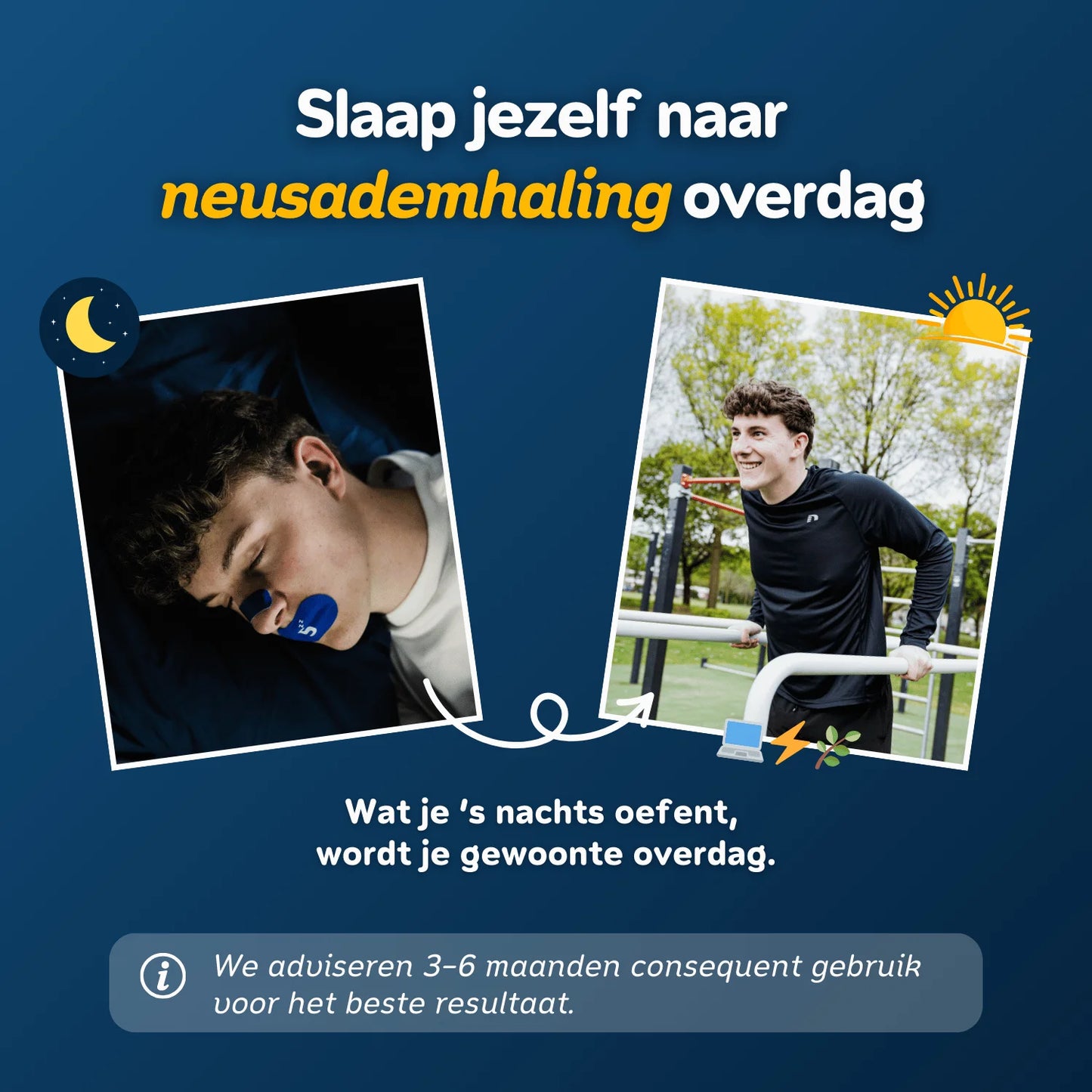 Mondtape - Slaap Dieper & Snurk Minder