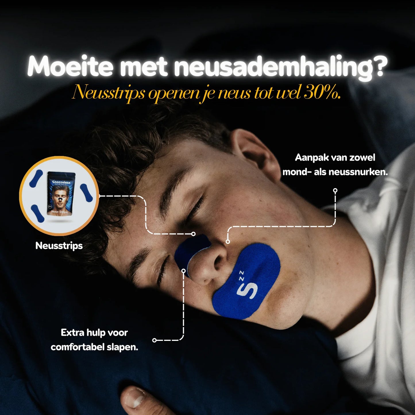 Mondtape - Slaap Dieper & Snurk Minder