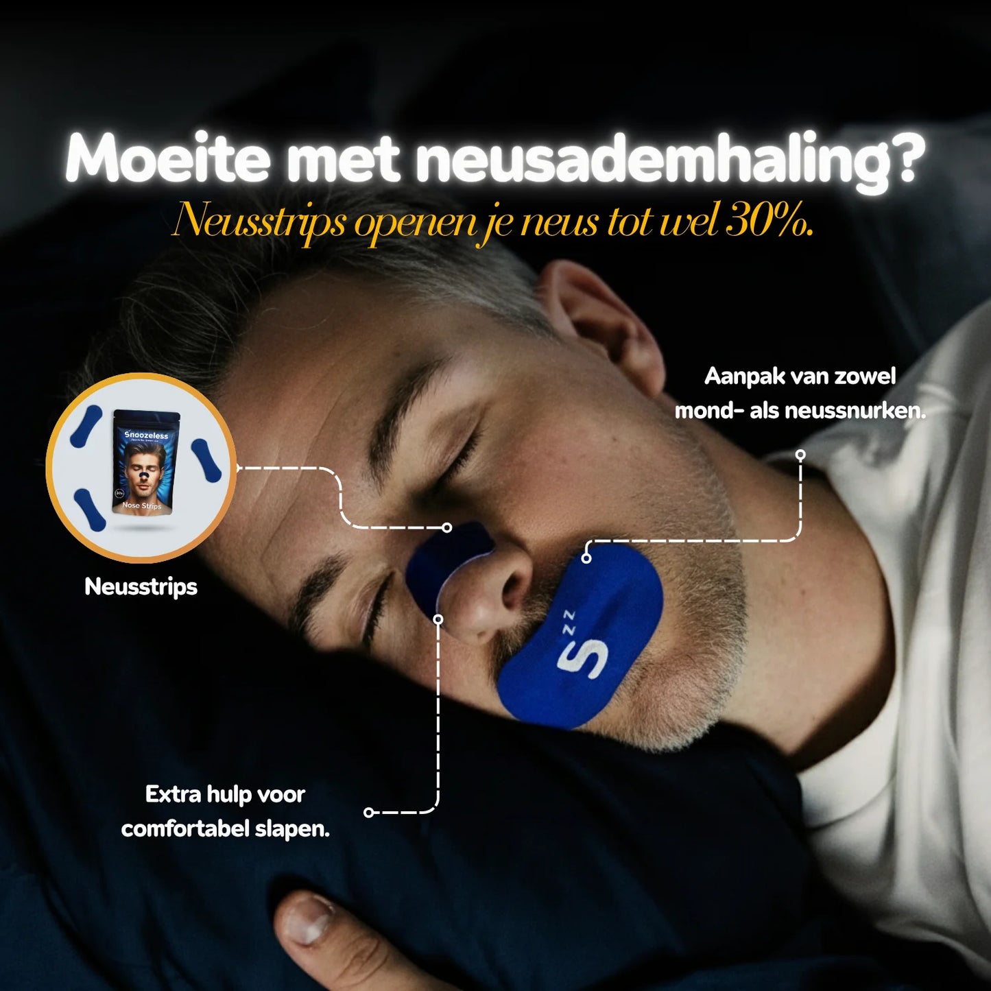 Mondtape - Slaap Dieper & Snurk Minder