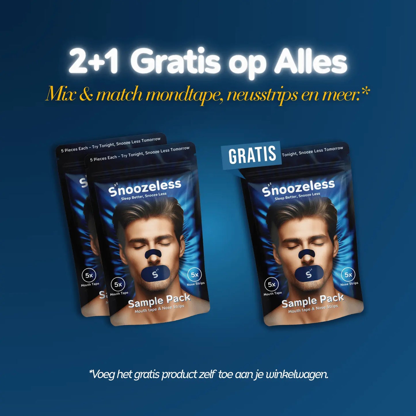 Testpakket - Mondtape & Neusstrips