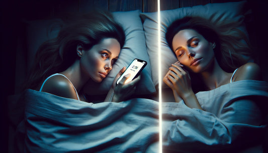 telefoonscrollen en rustig slapen