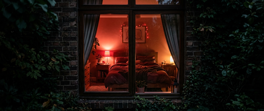 Waarom je slaapkamer 's avonds meer op de Wallen moet lijken