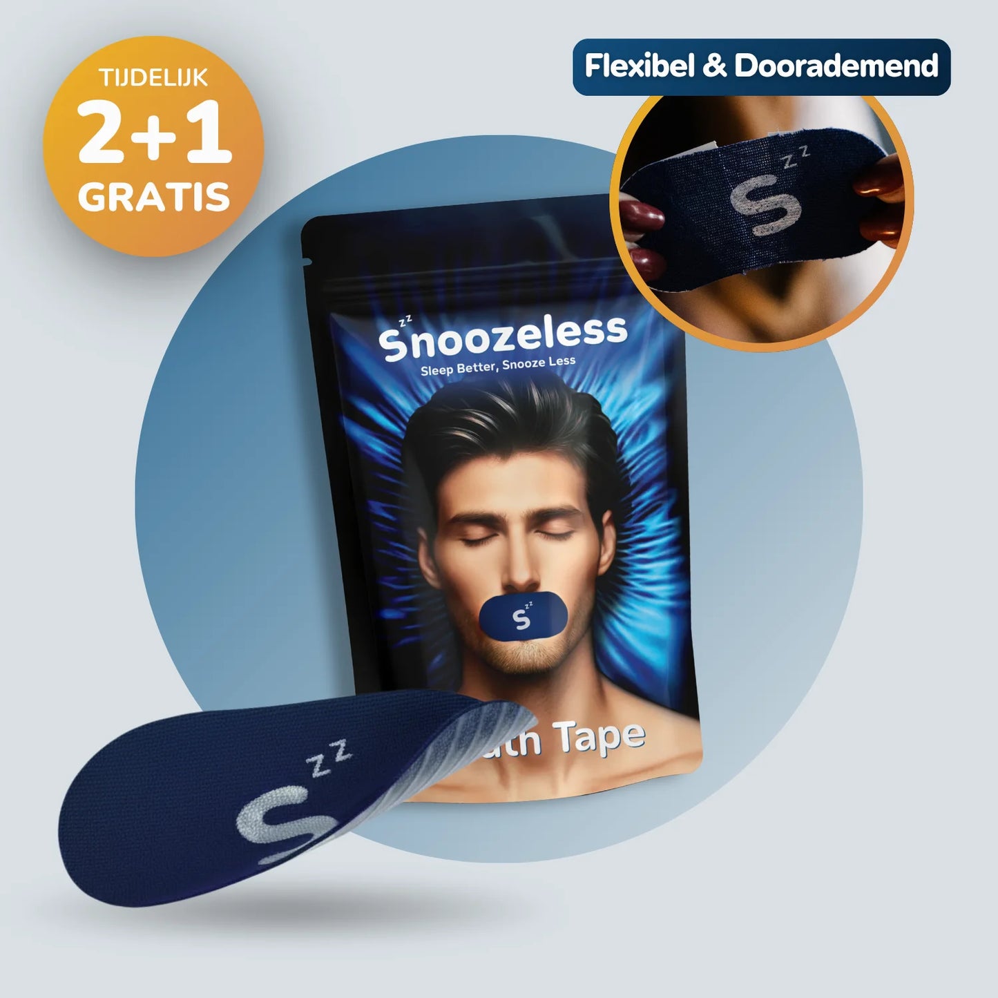 Mondtape - Slaap Dieper & Snurk Minder