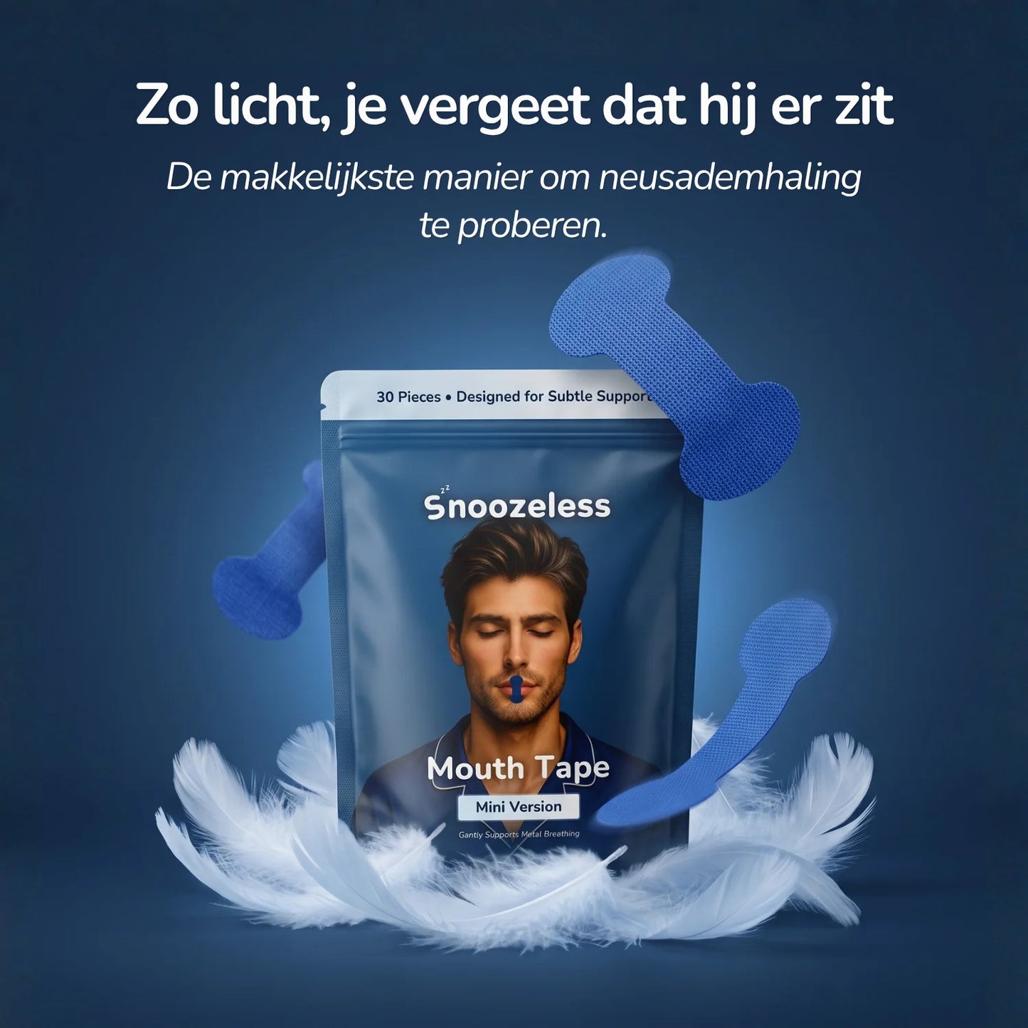 Mondtape Mini - Subtiele Support die Blijft Zitten
