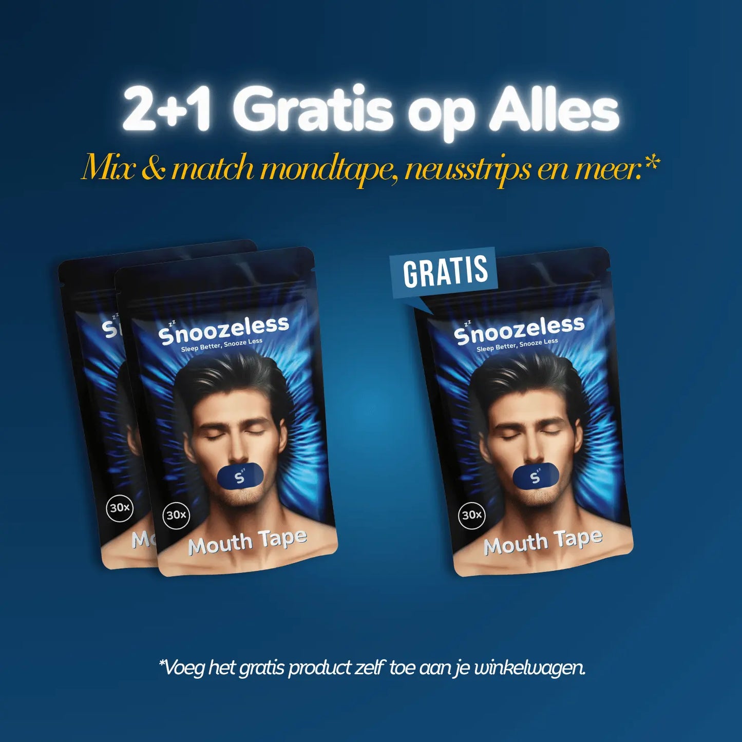 Mondtape - Slaap Dieper & Snurk Minder