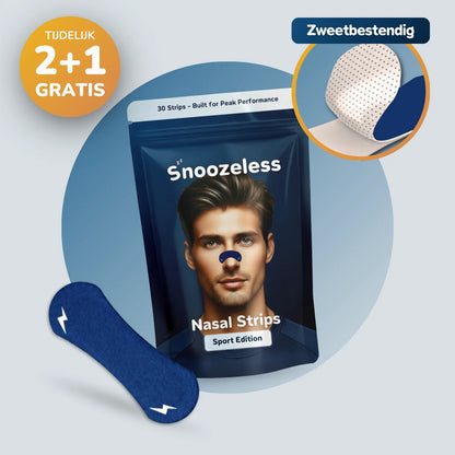 Sport Neusstrips - Zweetbestendig | Blauw