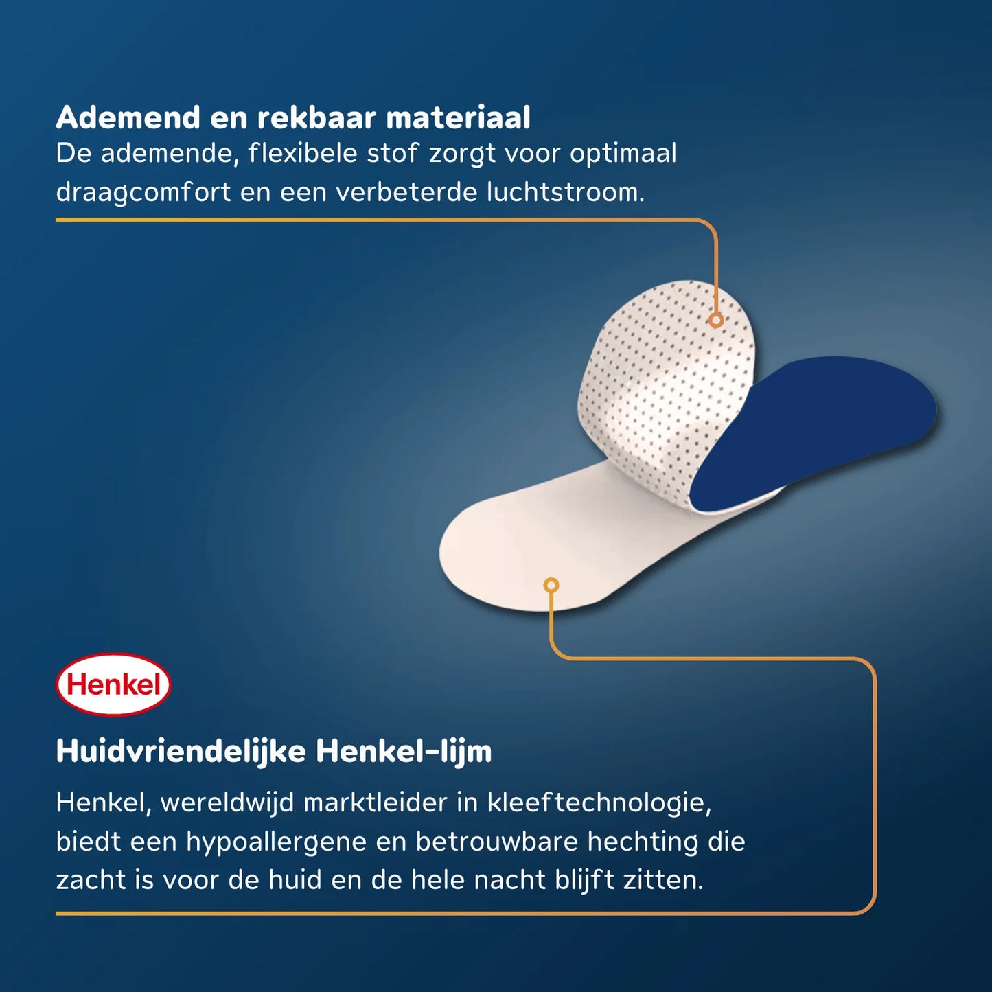 Classic Neusstrips Blauw - instapmodel