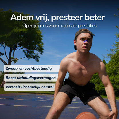 Sport Neusstrips - Zweetbestendig | Blauw