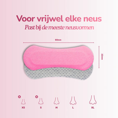 Deep Sleep Duo - Mondtape & Neusstrips - Roze