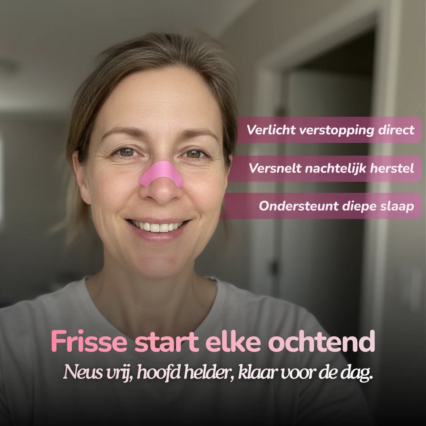 Classic Roze Neusstrips - instapmodel