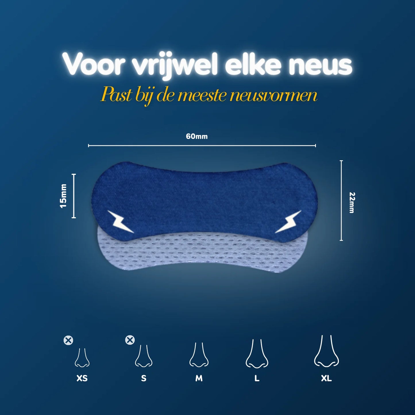 Sport Neusstrips - Instapmodel | Blauw