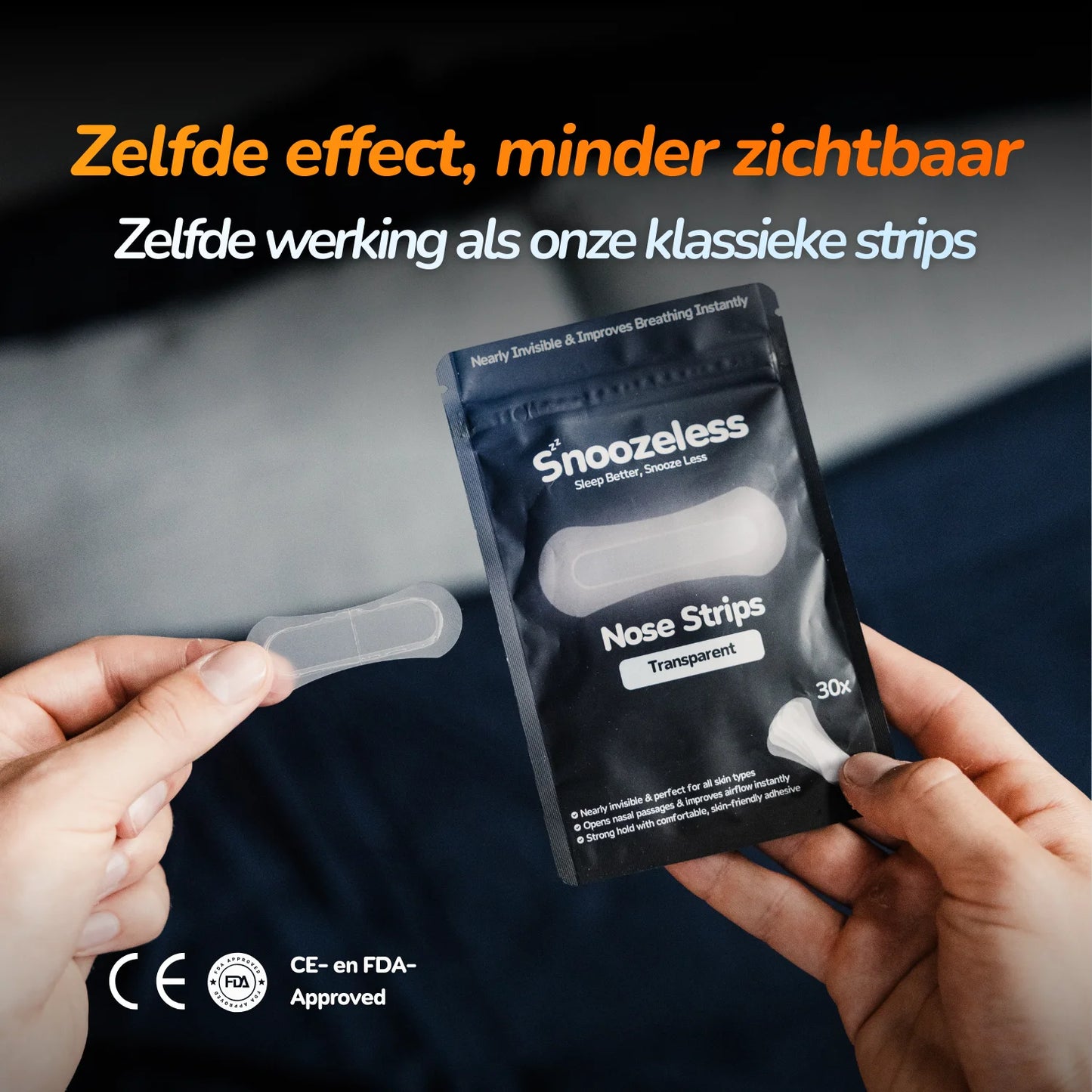 Transparante Neusstrips - Voor Slaap & Sport