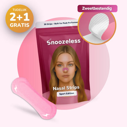 Sport Neusstrips - Zweetbestendig | Roze
