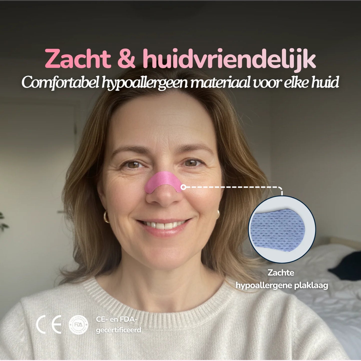 Classic Roze Neusstrips - instapmodel