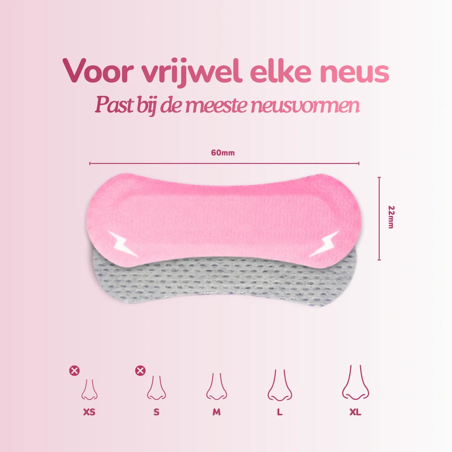 Sport Neusstrips - Instapmodel | Roze