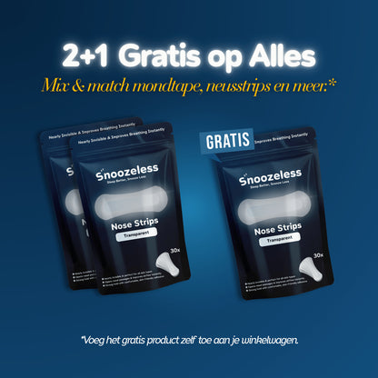 Transparante Neusstrips - Vrij Ademen & Nauwelijks Zichtbaar