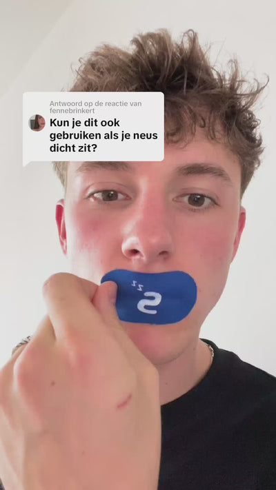 kun je mondtape gebruiken als je neus dicht zit