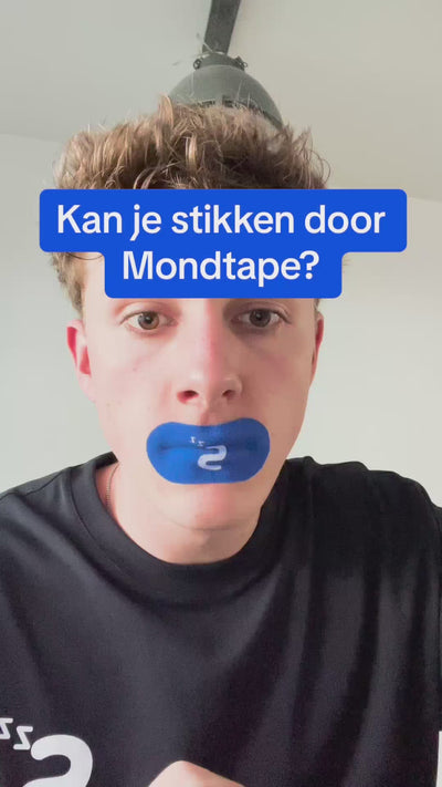 kan je stikken door mondtape